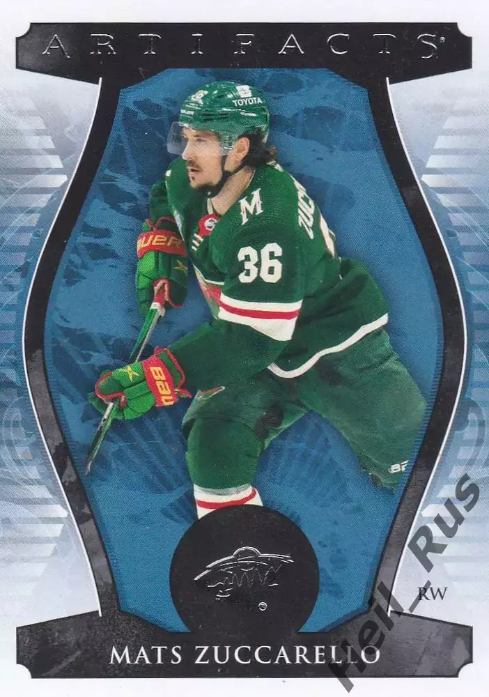 Карточка Матс Цуккарелло Minnesota Wild/Миннесота/Металлург Магнитогорск НХЛ/КХЛ