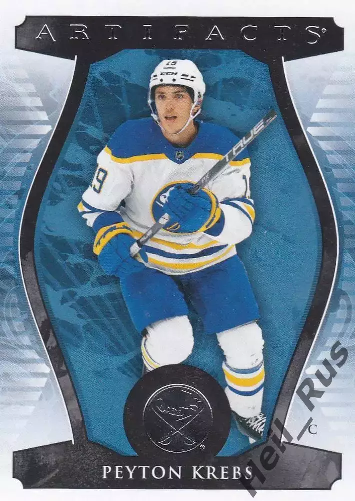 Хоккей. Карточка Peyton Krebs/Пейтон Кребс Buffalo Sabres/Баффало Сейбрз НХЛ/NHL