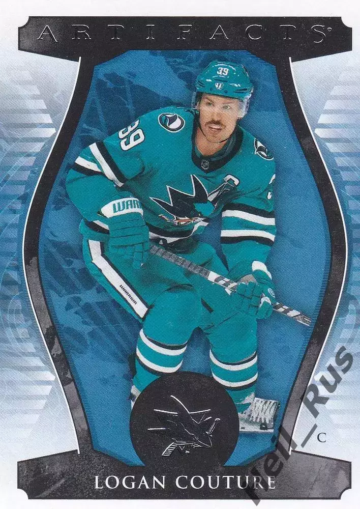 Хоккей Карточка Logan Couture/Логан Кутюр San Jose Sharks/Сан Хосе Шаркс NHL/НХЛ