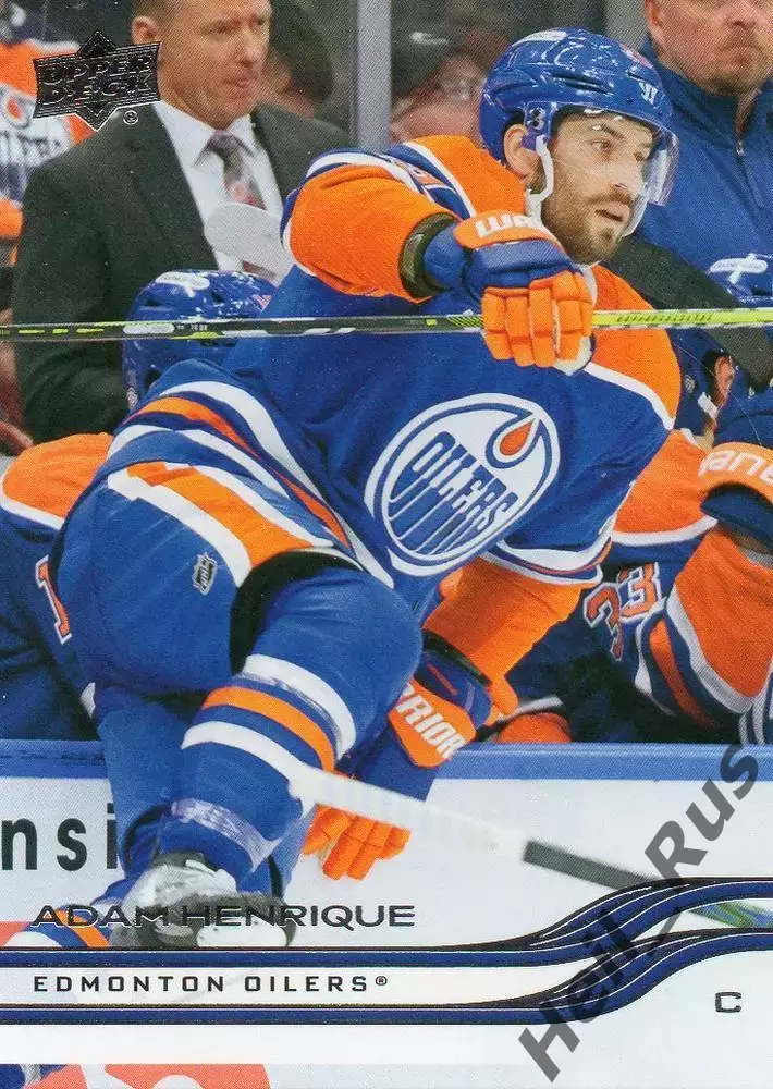 Карточка Adam Henrique/Адам Хенрик (Edmonton Oilers/Эдмонтон Ойлерз) НХЛ/NHL