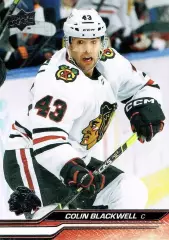 Карточка Blackwell/Колин Блэкуэлл (Chicago Blackhawks/Чикаго Блэкхокс) НХЛ/NHL