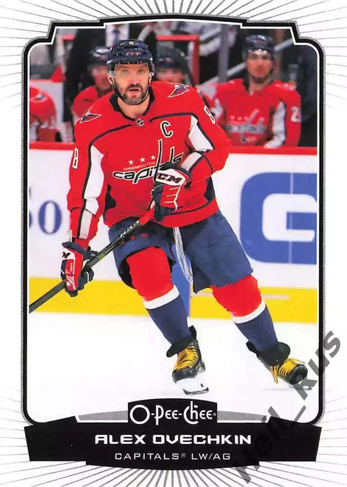 Хоккей Карточка Александр Овечкин Вашингтон Кэпиталз, Динамо Москва НХЛ/NHL/КХЛ
