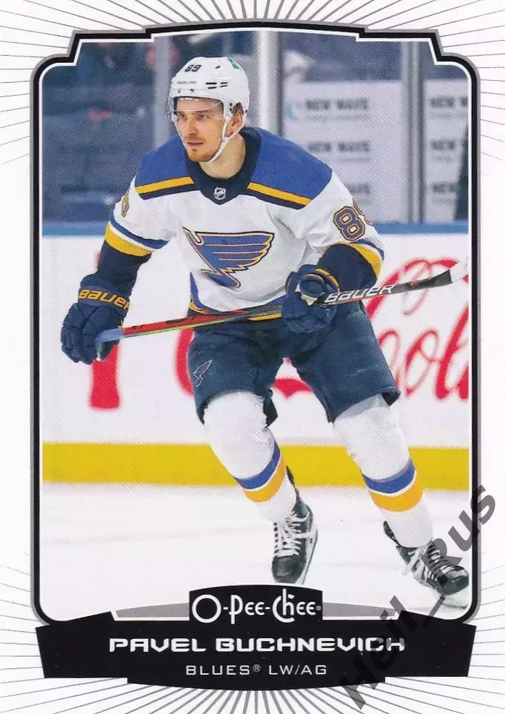 Карточка Павел Бучневич St Louis Blues/Сент-Луис Блюз Северсталь/СКА NHL/НХЛ/КХЛ