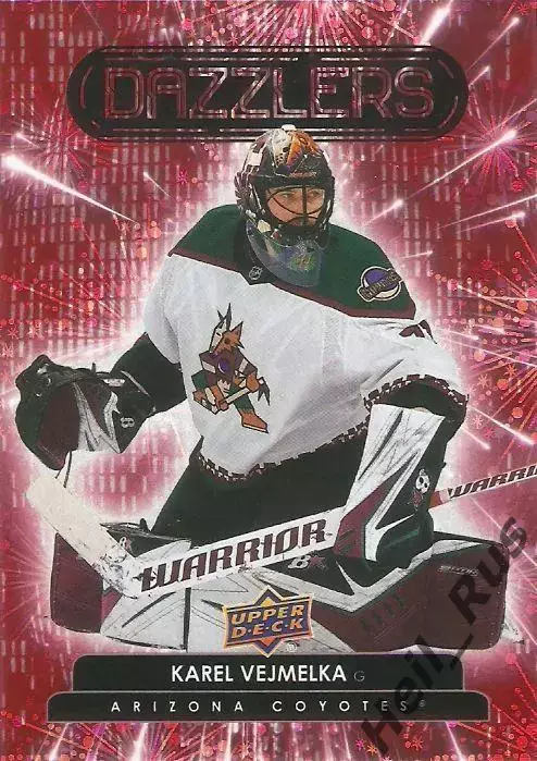 Карточка Karel Vejmelka/Карел Веймелка (Arizona Coyotes/Аризона Койотис) НХЛ/NHL