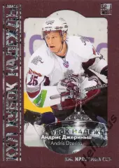 Хоккей. Карточка Андрис Джериньш (Динамо Рига) КХЛ/KHL сезон 2013/14 SeReal