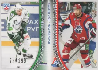 Хоккей Карточка Игорь Мусатов (Салават Юлаев Уфа/Локомотив Ярославль) КХЛ SeReal