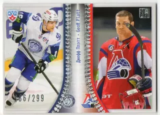 Хоккей. Карточка Джефф Плэтт (Динамо Минск/Локомотив Ярославль) КХЛ/KHL 2013/14