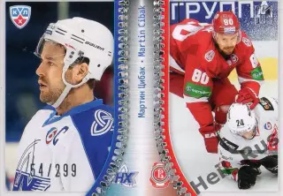 Хоккей. Карточка Мартин Цибак (Нефтехимик/Витязь Чехов) КХЛ сезон 2013/14 SeReal