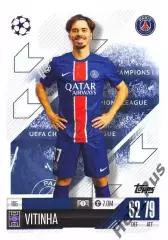 Карточка Vitinha/Витинья Пари Сен-Жермен/ПСЖ, Порту Лига Чемпионов 2024-25 TOPPS