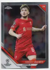 Футбол. Карточка Harvey Elliott/Харви Эллиотт (Ливерпуль) Лига Чемпионов 2021-22
