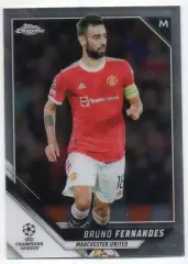 Футбол Карточка Бруну Фернандеш (Манчестер Юнайтед) Лига Чемпионов 2021/22 TOPPS