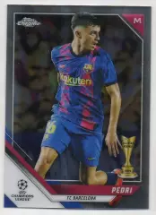 Футбол. Карточка Pedri/Педри FC Barcelona/Барселона Лига Чемпионов 2021/22 TOPPS