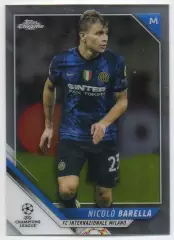 Футбол Карточка Nicolo Barella/Николо Барелла Интер Лига Чемпионов 2021-22 TOPPS