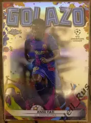 Футбол. Карточка Ансу Фати Барселона/Монако/Брайтон Лига Чемпионов 2021-22 TOPPS