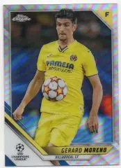 Футбол Карточка Жерар Морено (Вильярреал, Эспаньол) Лига Чемпионов 2021/22 TOPPS
