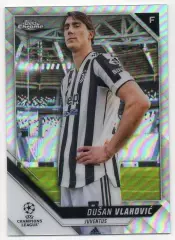 Футбол. Карточка Душан Влахович Ювентус, Фиорентина Лига Чемпионов 2021-22 TOPPS