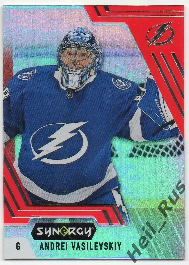 Карточка Андрей Василевский (Тампа-Бэй Лайтнинг/Салават Юлаев Уфа) НХЛ/NHL/КХЛ