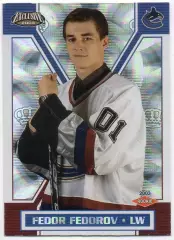 Карточка Федор Федоров Ванкувер, Лада/СКА/Спартак/ЦСКА/Динамо Москва НХЛ/NHL/КХЛ