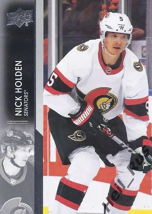 Хоккей. Карточка Nick Holden/Ник Холден Ottawa Senators/Оттава Сенаторз НХЛ/NHL