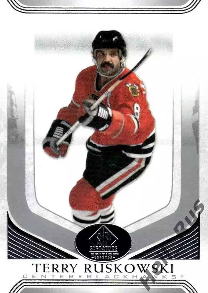 Карточка Ruskowski/Терри Русковски (Chicago Blackhawks/Чикаго Блэкхокс) НХЛ/NHL