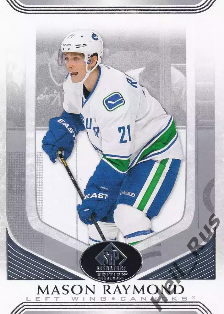 Карточка Mason Raymond/Мэйсон Рэймонд Vancouver Canucks/Ванкувер Кэнакс НХЛ/NHL