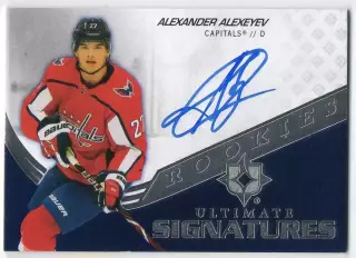 Карточка автограф Александр Алексеев (Вашингтон Кэпиталз, Салават Юлаев) НХЛ/КХЛ