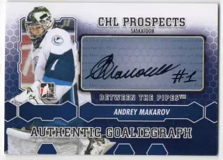 Карточка автограф Андрей Макаров Динамо Молодечно/Нефтехимик/Лада/Буран НХЛ/КХЛ