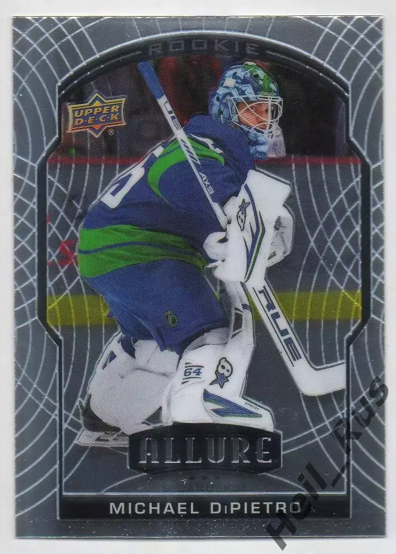 Карточка Michael DiPietro/Майкл Дипьетро (Vancouver Canucks/Ванкувер) НХЛ/NHL