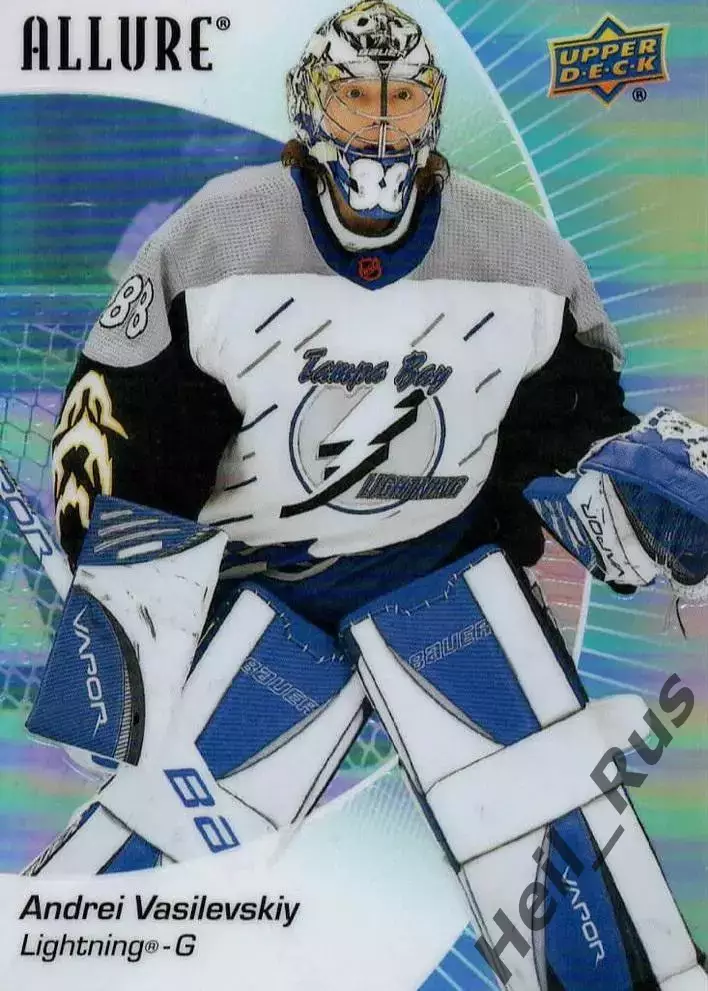 Карточка Андрей Василевский (Тампа-Бэй Лайтнинг / Салават Юлаев Уфа) НХЛ/NHL/КХЛ