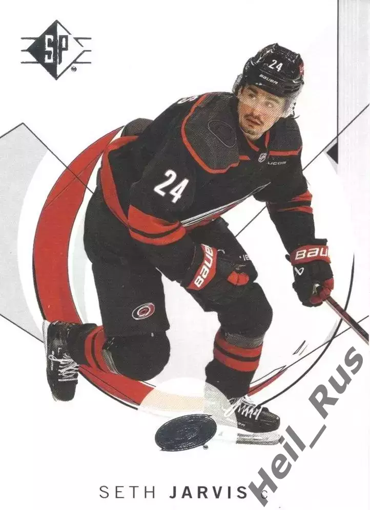 Карточка Seth Jarvis/Сет Джарвис Carolina Hurricanes/Каролина Харрикейнз NHL/НХЛ