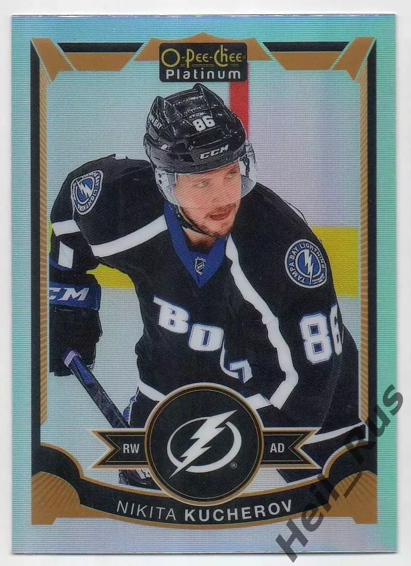 Карточка Никита Кучеров Tampa Bay Lightning/Тампа-Бэй Лайтнинг, ЦСКА NHL-НХЛ КХЛ