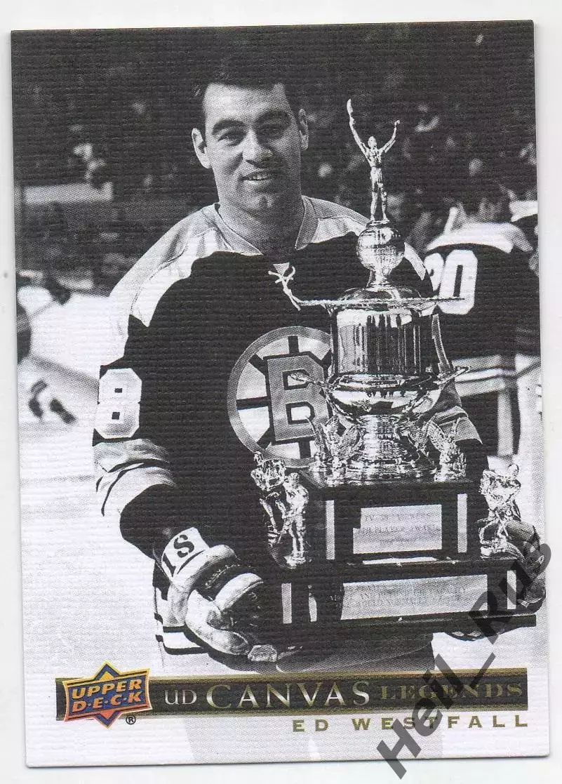 Хоккей. Карточка Ed Westfall/Эд Уэстфолл (Boston Bruins/Бостон Брюинз) НХЛ/NHL