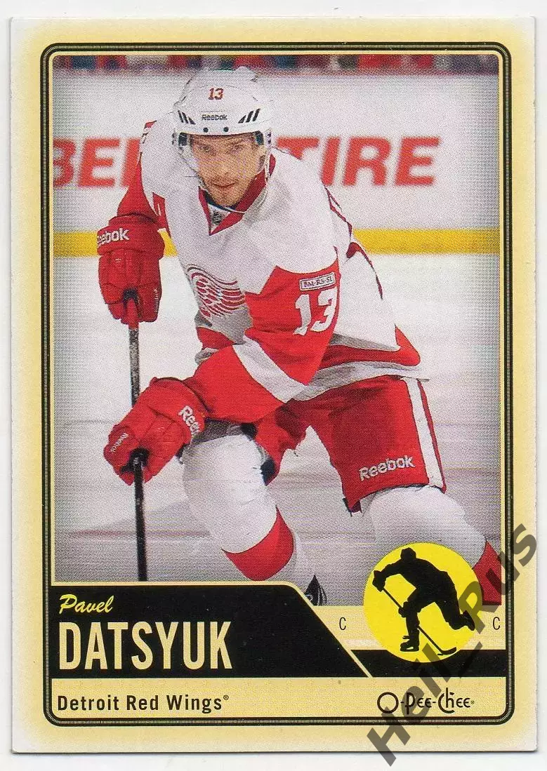 Карточка Павел Дацюк Detroit Red Wings/Детройт СКА/Автомобилист/ЦСКА НХЛ/NHL/КХЛ