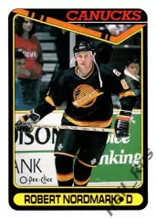 Хоккей. Карточка Robert Nordmark/Роберт Нордмарк (Vancouver Canucks) НХЛ/NHL