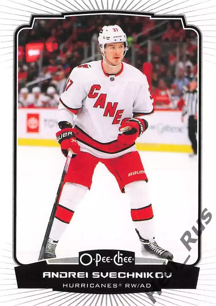 Хоккей. Карточка Андрей Свечников Carolina Hurricanes/Каролина, Ак Барс НХЛ NHL