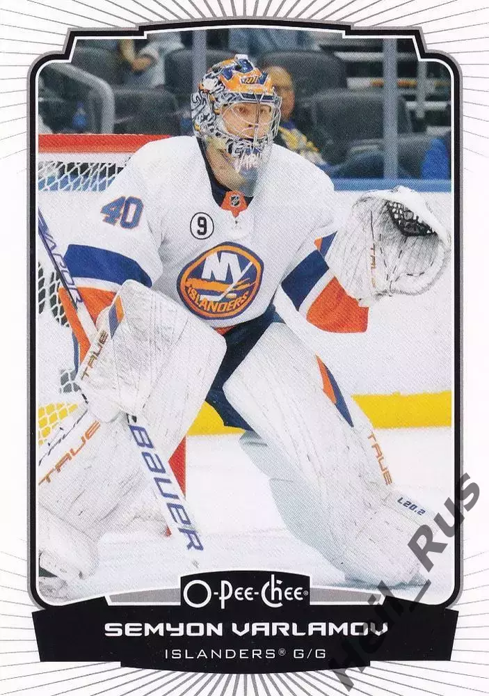 Хоккей; Карточка Семен Варламов Нью-Йорк Айлендерс, Локомотив Ярославль НХЛ/КХЛ