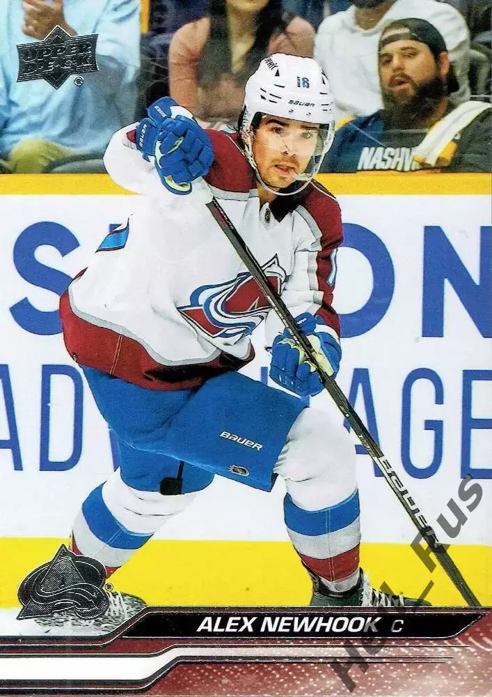 Карточка Alex Newhook/Алекс Ньюхук (Colorado Avalanche/Колорадо Эвеланш) НХЛ/NHL