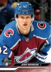 Карточка Josh Manson/Джош Мэнсон (Colorado Avalanche/Колорадо Эвеланш) НХЛ/NHL