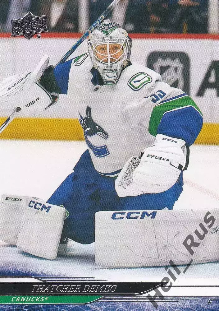 Карточка Thatcher Demko/Тэтчер Демко (Vancouver Canucks/Ванкувер Кэнакс) NHL/НХЛ