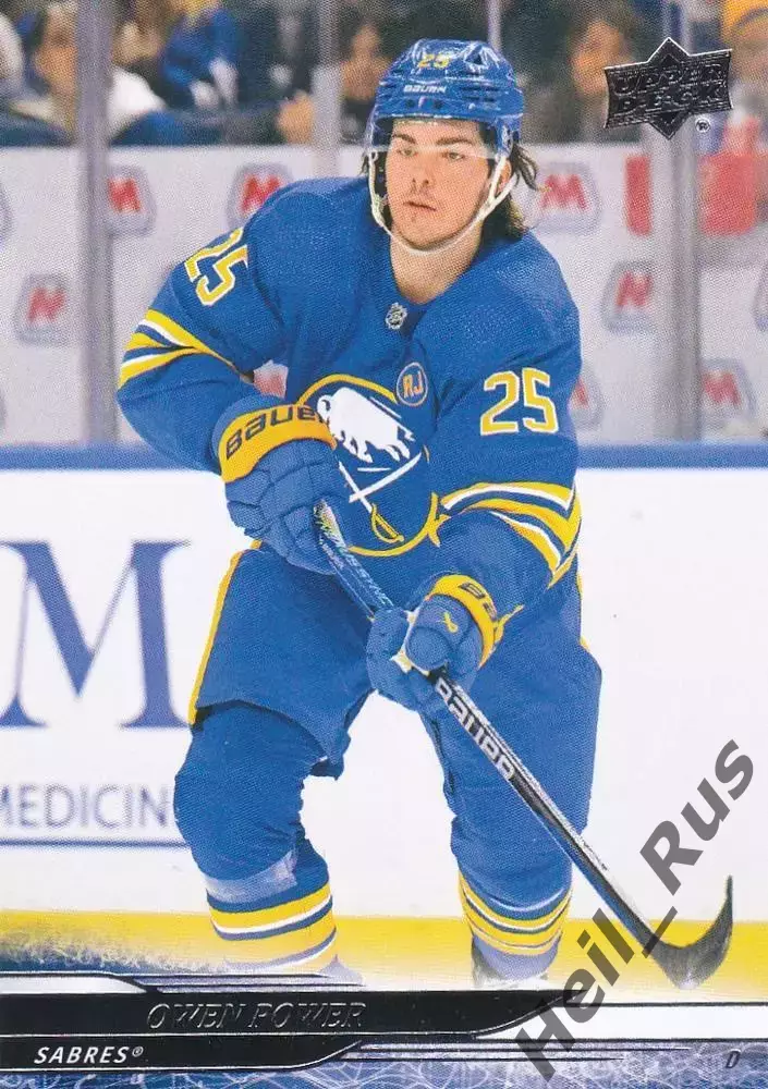 Хоккей. Карточка Owen Power/Оуэн Пауэр (Buffalo Sabres/Баффало Сейбрз) НХЛ / NHL