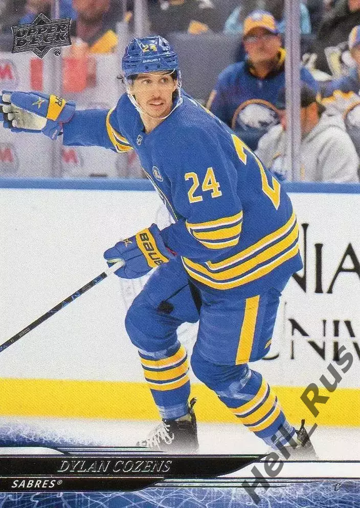 Хоккей Карточка Dylan Cozens/Дилан Козенс Buffalo Sabres/Баффало Сейбрз, НХЛ/NHL