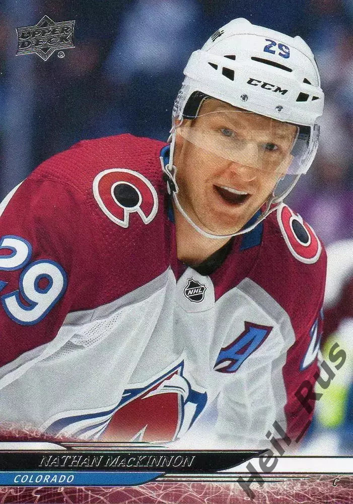 Карточка Nathan MacKinnon/Натан Маккиннон Colorado Avalanche/Колорадо, НХЛ/NHL