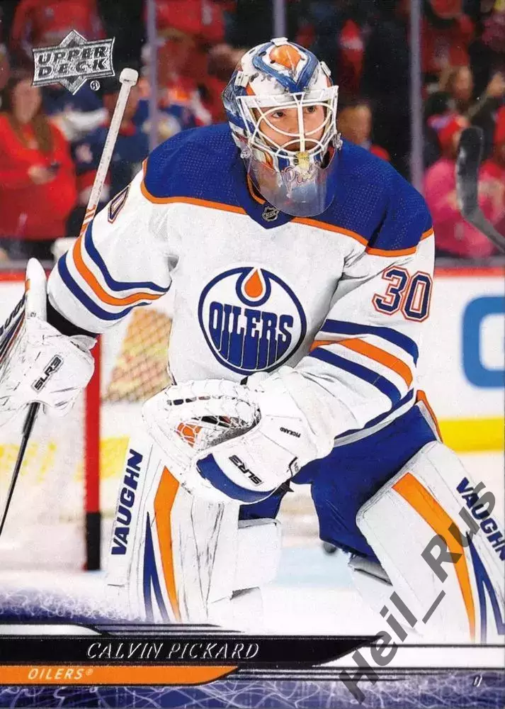 Карточка Calvin Pickard/Кэлвин Пикар (Edmonton Oilers/Эдмонтон Ойлерз) НХЛ/NHL