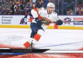 Карточка Увис Балинскис Florida Panthers/Флорида Пантерз/Динамо Рига НХЛ/NHL/КХЛ