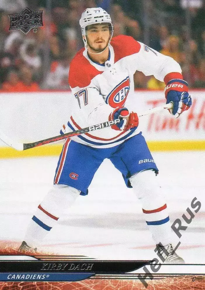 Карточка Kirby Dach/Кирби Дак (Montreal Canadiens/Монреаль Канадиенс) НХЛ/NHL