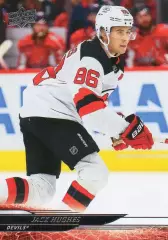 Карточка Jack Hughes/Джек Хьюз (New Jersey Devils / Нью-Джерси Девилз) НХЛ / NHL