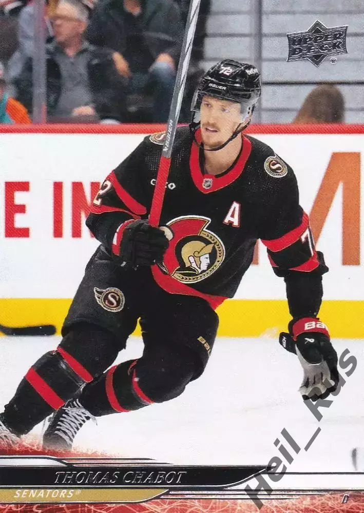 Хоккей. Карточка Thomas Chabot/Тома Шабо Ottawa Senators/Оттава Сенаторз NHL/НХЛ