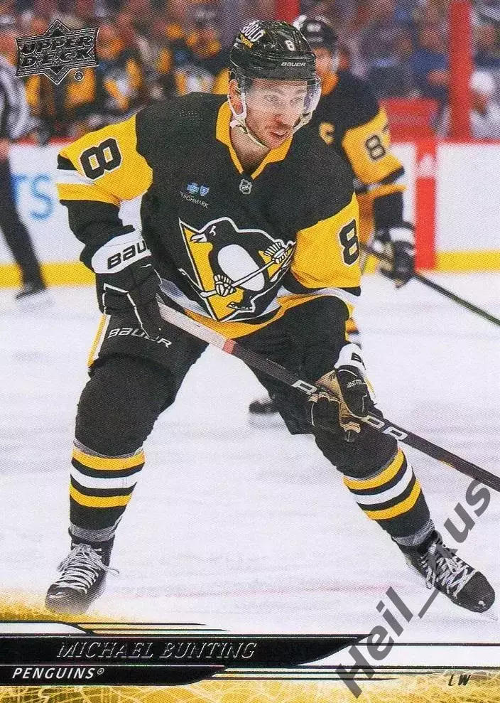 Карточка Bunting/Майкл Бантинг (Pittsburgh Penguins/Питтсбург Пингвинз) НХЛ/NHL