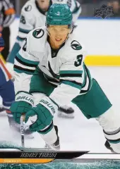 Хоккей. Карточка Henry Thrun/Генри Трун (San Jose Sharks/Сан-Хосе Шаркс) NHL/НХЛ