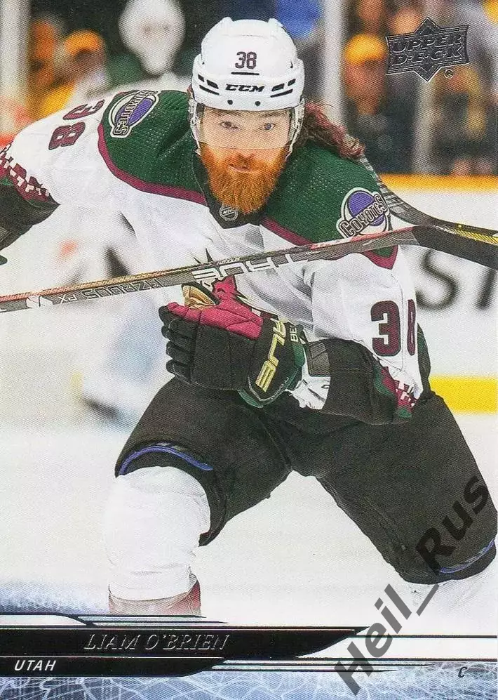 Карточка Liam O'Brien/Лиам О’Брайен (Arizona Coyotes/Аризона, Utah/Юта) НХЛ/NHL